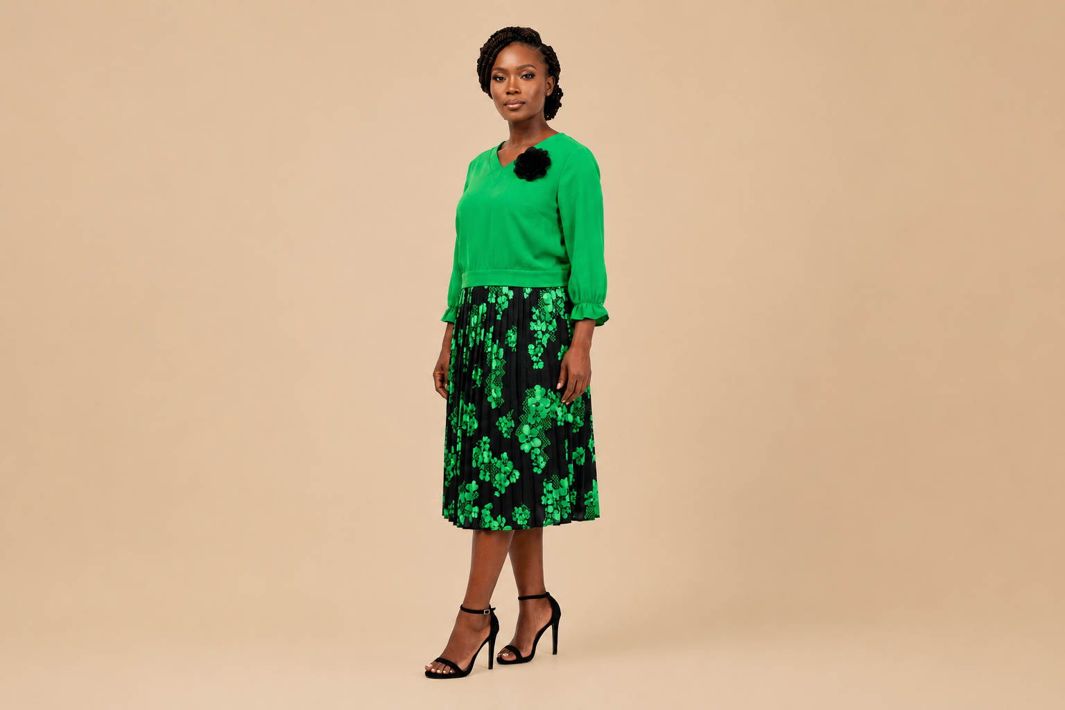 Green Midi Dress